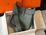Replica Hermes H083435 Evelyne III 29 Shoulder Bag Silver Hardware Dark Green