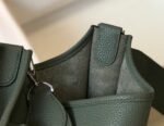 Replica Hermes H083435 Evelyne III 29 Shoulder Bag Silver Hardware Dark Green - Image 8