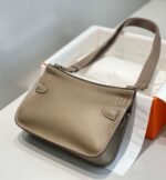 Replica Hermes 316413 Jyspiere Leather Hermes bags Elephant gray H900913 - Image 2