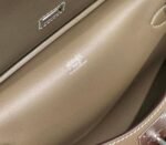 Replica Hermes 316413 Jyspiere Leather Hermes bags Elephant gray H900913 - Image 6