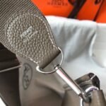 Replica Hermes H083435 Evelyne III 29 Shoulder Bag Silver Hardware Dark Gray - Image 8