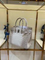 Replica Hermes Birkin Designer Tote Bag Himalaya Crocodile Leather H99820 - Image 2