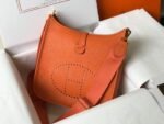 Replica Hermes H083434 Evelyne III 29 bag Designer Hermes Shoulder Bag 203871 Orange - Image 3