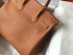 Replica Hermes Birkin Designer Tote Bag Epsom Leather 28356 Brown - Image 3