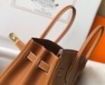 Replica Hermes Birkin Designer Tote Bag Epsom Leather 28356 Brown - Image 5