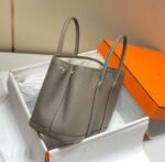 Replica Hermes Light Dark Clemence Garden Party 30cm Bag H239046 - Image 2