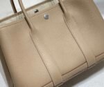 Replica Hermes Light Gray Clemence Garden Party 30cm Bag H239045 - Image 4