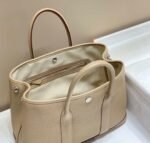 Replica Hermes Light Gray Clemence Garden Party 30cm Bag H239045 - Image 8