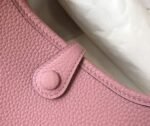 Replica Hermes Evelyne Bag Designer Hermes Mini Crossbody Real Bag 20430 Pink - Image 4