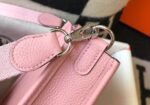 Replica Hermes Evelyne Bag Designer Hermes Mini Crossbody Real Bag 20430 Pink - Image 5