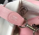 Replica Hermes Evelyne Bag Designer Hermes Mini Crossbody Real Bag 20430 Pink - Image 6