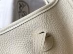 Replica Hermes Evelyne Bag Designer Hermes Mini Crossbody Real Bag 20429 Beige - Image 4