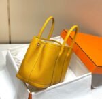 Replica Hermes Yellow Clemence Garden Party 30cm Bag H239041 - Image 2