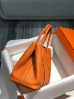 Replica Hermes Orange Clemence Garden Party 30cm Bag H239039 - Image 2