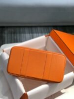 Replica Hermes Orange Clemence Garden Party 30cm Bag H239039 - Image 3