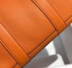 Replica Hermes Orange Clemence Garden Party 30cm Bag H239039 - Image 4