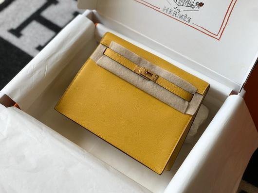 65327aa53c197.jpg Replica Hermes Kelly Danse 22cm Leather Bag 20357 Yellow - Image 1