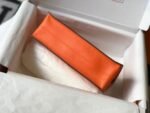 Replica Hermes Kelly Danse 22cm Leather Bag 20355 Orange - Image 5
