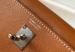 Replica Hermes Kelly Danse 22cm Leather Bag 20353 Tan - Image 5