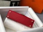 Replica Hermes Kelly Bag Hermes 19CM Epsom Shoulder Mini Bag Red 20465 - Image 3