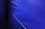Replica Hermes Kelly Bag Hermes 19CM Epsom Shoulder Mini Bag Dark Blue 20475 - Image 6
