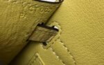 Replica Hermes Kelly Bag Designer Hermes 19CM Shoulder Mini Bag Yellow 20451 - Image 6
