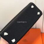 Replica Hermes Kelly Danse 20318 Designer Tote Shoulder Strap Bag 28 32cm Black - Image 3