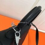 Replica Hermes Kelly Danse 20318 Designer Tote Shoulder Strap Bag 28 32cm Black - Image 6