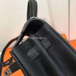 Replica Hermes Kelly Danse 20318 Designer Tote Shoulder Strap Bag 28 32cm Black - Image 8