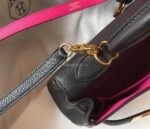 Replica Hermes Kelly Danse 20318 Designer Tote Shoulder Strap Bag 28 32cm Black - Image 13