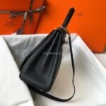 Replica Hermes Kelly Danse 20318 Designer Tote Shoulder Strap Bag 28 32cm Black - Image 20