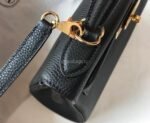 Replica Hermes Kelly Danse 20318 Designer Tote Shoulder Strap Bag 28 32cm Black - Image 22