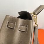 Replica Hermes Kelly Danse 20315 Designer Tote Shoulder Strap Bag Apricot - Image 4