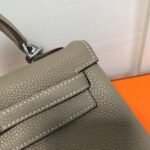 Replica Hermes Kelly Danse 20315 Designer Tote Shoulder Strap Bag Apricot - Image 11