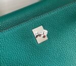 Replica Hermes Kelly Danse 20312 Designer Tote Shoulder Strap Bag Dark Green - Image 4