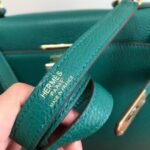 Replica Hermes Kelly Danse 20312 Designer Tote Shoulder Strap Bag Dark Green - Image 8