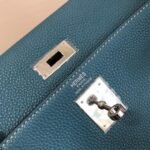 Replica Hermes Kelly Danse 20310 Designer Tote Shoulder Strap Bag Blue - Image 8