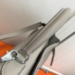 Replica Hermes Kelly Danse 20308 Designer Tote Shoulder Strap Bag Gray - Image 10