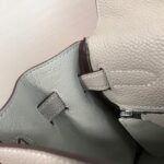 Replica Hermes Kelly Danse 20308 Designer Tote Shoulder Strap Bag Gray - Image 11