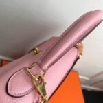 Replica Hermes Kelly Danse 20306 Designer Tote Shoulder Strap Bag Pink - Image 2