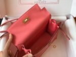 Replica Hermes Kelly Danse 22cm Leather Bag 20359 Pink - Image 8