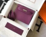 Replica Hermes Kelly Danse 22cm Leather Bag 20358 Purple - Image 2