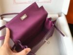 Replica Hermes Kelly Danse 22cm Leather Bag 20358 Purple - Image 8