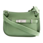 Replica Hermes 316413 Jyspiere Leather Hermes bags Light Green H900919