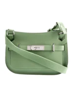 Replica Hermes 316413 Jyspiere Leather Hermes bags Light Green H900919
