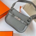 Replica Hermes 316413 Jyspiere Leather Hermes bags Gray h900920
