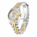 Rolex Datejust 179173 Yellow Gold & Diamond Silver Dial Replica - Image 2
