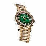 Rolex Day-Date 118238 Yellow Gold Green Dial Replica - Image 2
