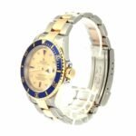 Rolex Submariner Serti Two Tone Stainless Steel Gold Diamond 16613 Replica - Image 2