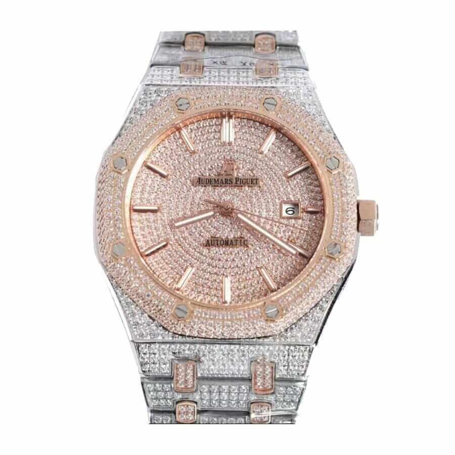 audemars-piguet-royal-oak-selfwinding-15400sr-oo-1220sr-01-iced-out-watch-replica-2.jpg Audemars Piguet Royal Oak Selfwinding 15400SR.OO.1220SR.01 Iced Out Replica - Image 1